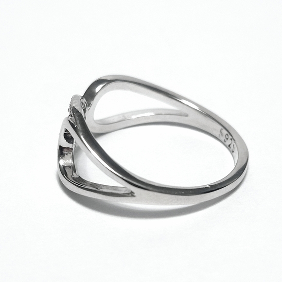 Sterling silver wrap ring Size 7 - Picture 4 of 9